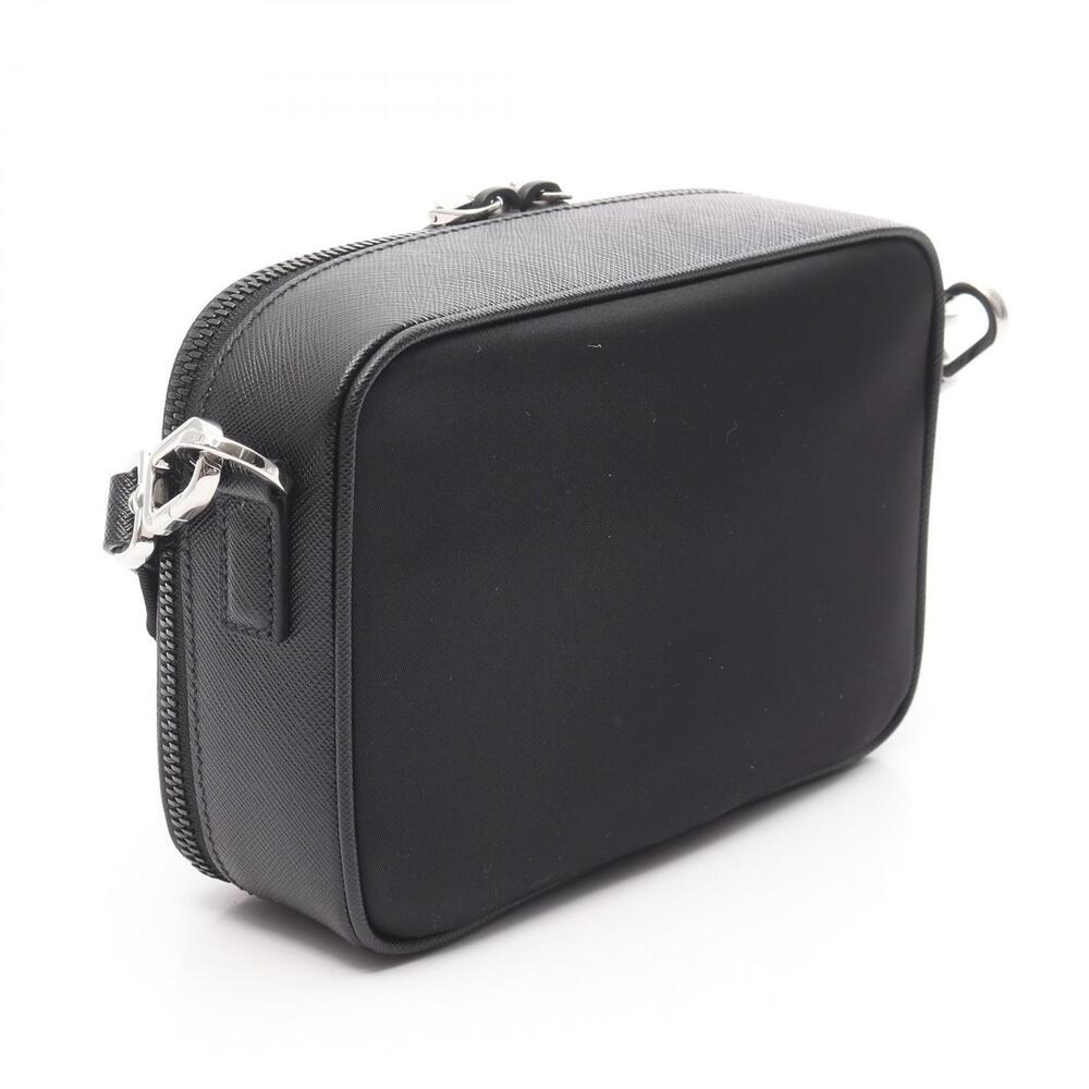 Prada Black Brick Bag Saffiano Leather Shoulder